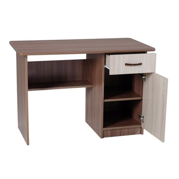 Стол компьютерный СП-1Н, 1100х600х750, ясень шимо светлый/темный